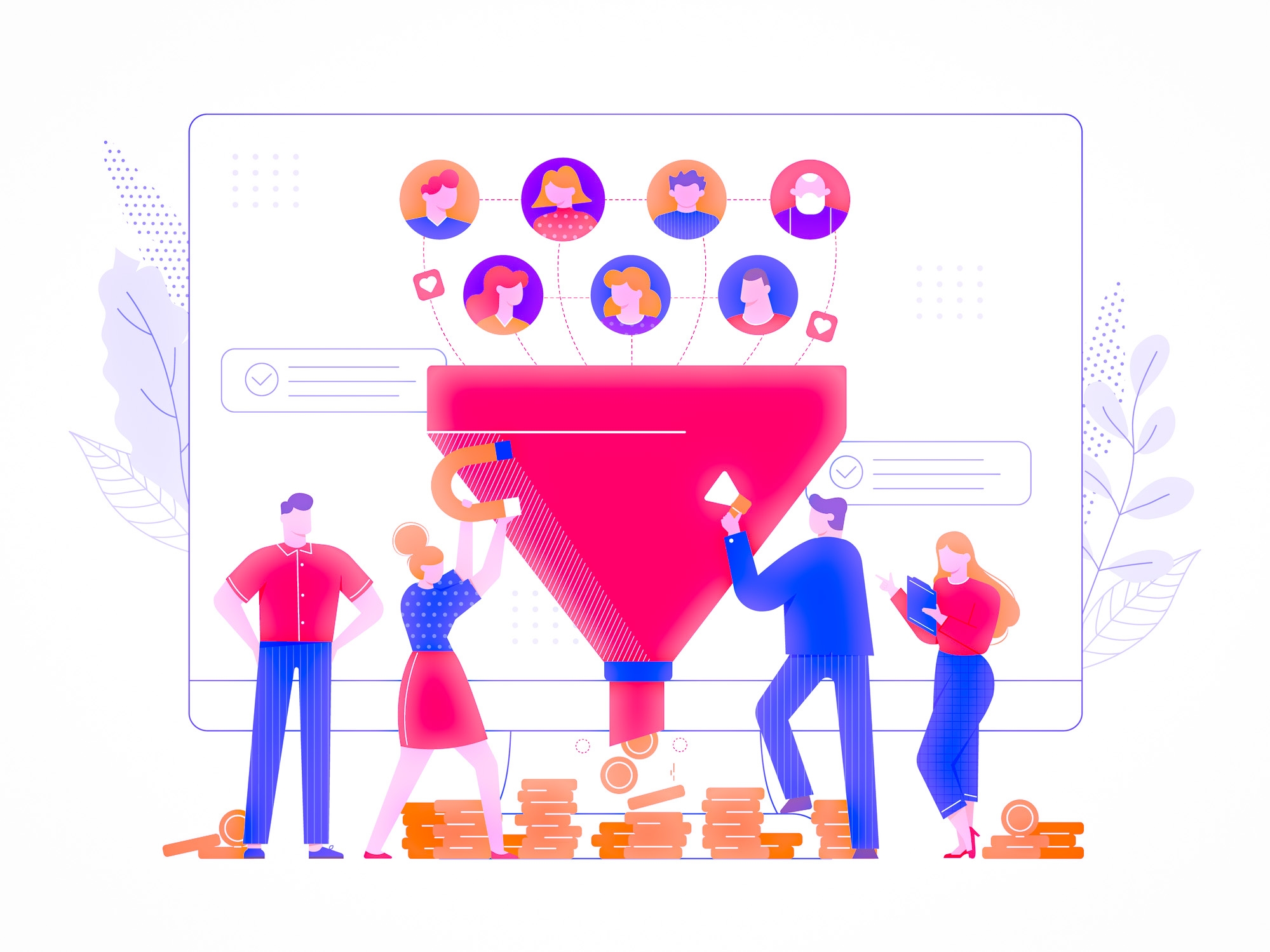 people are targeting very qualified leads