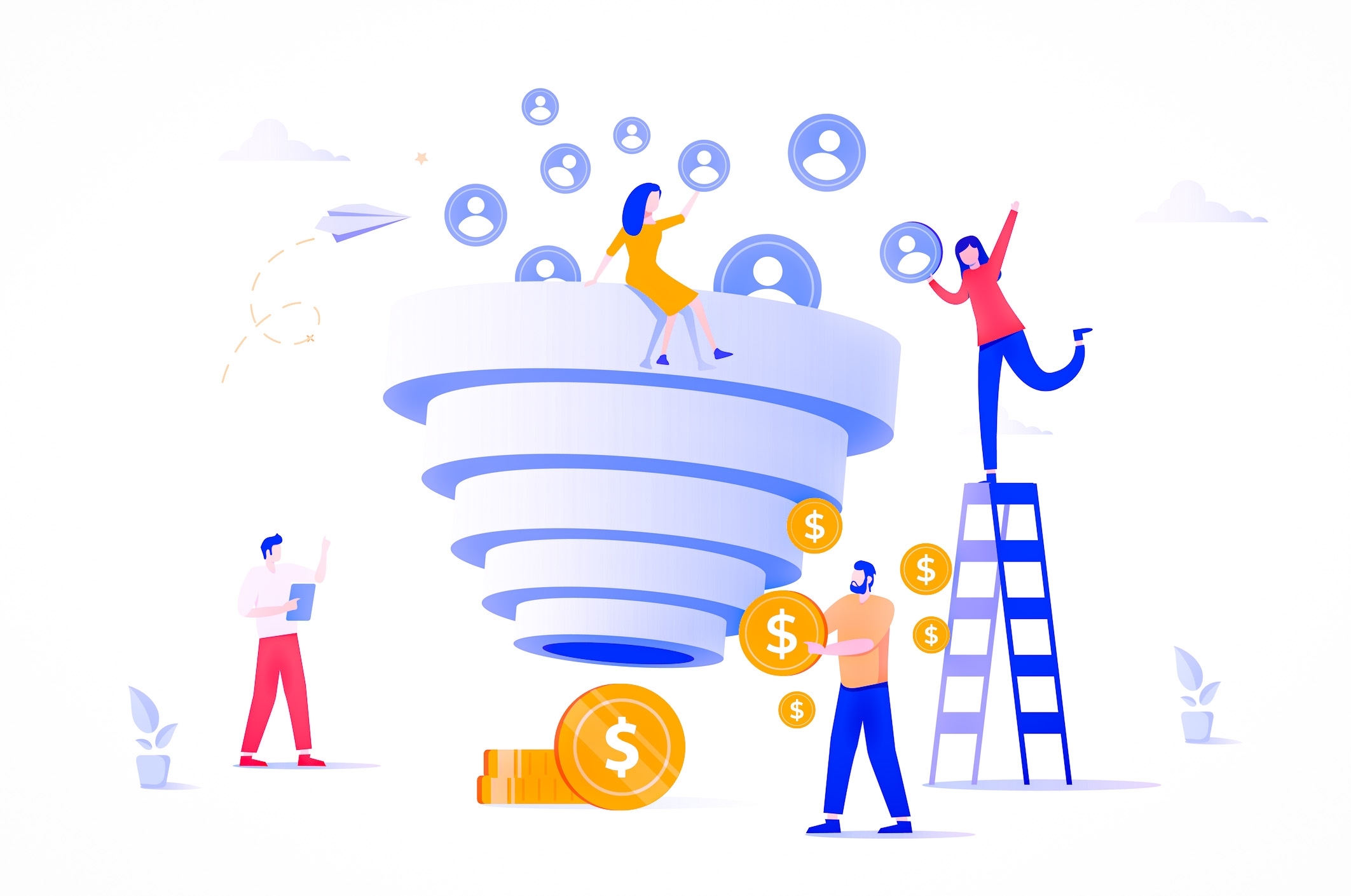 people investing and getting more leads